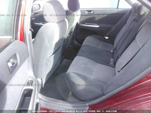 4T1BE32K45U075371 - 2005 TOYOTA CAMRY LE/XLE/SE 红色 照片 8