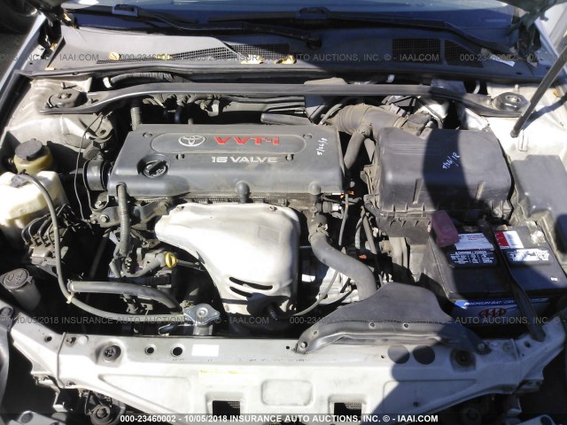 4T1CE38P05U967530 - 2005 TOYOTA CAMRY SOLARA SE/SLE Gümüş foto 10
