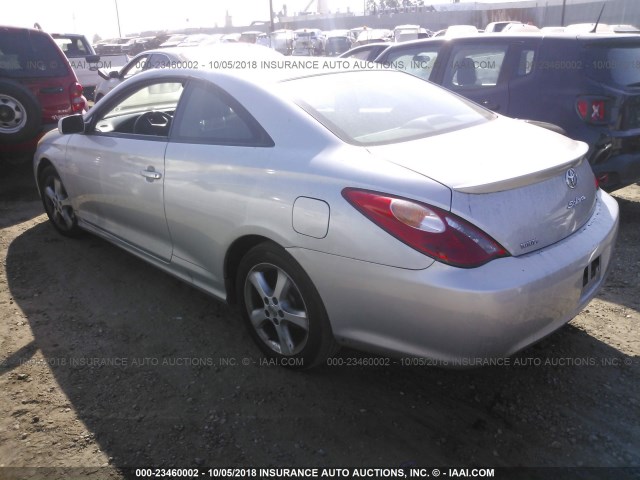 4T1CE38P05U967530 - 2005 TOYOTA CAMRY SOLARA SE/SLE Gümüş foto 3
