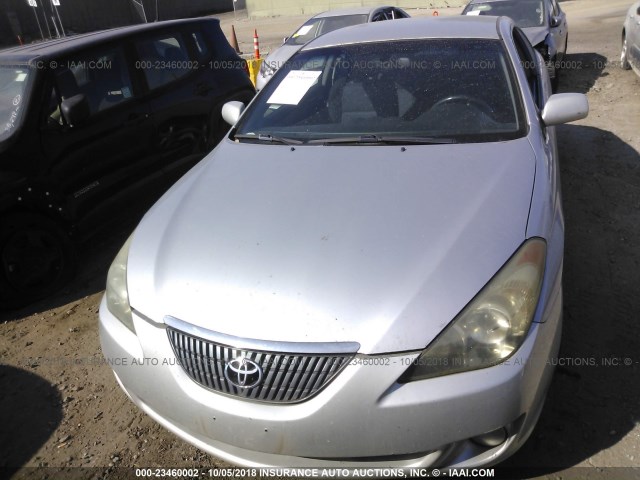4T1CE38P05U967530 - 2005 TOYOTA CAMRY SOLARA SE/SLE Gümüş foto 6