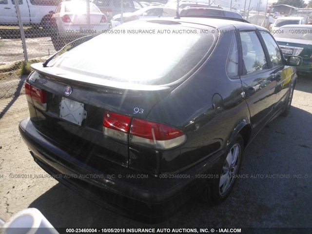 YS3DF58K522020053 - 2002 SAAB 9-3 SE BLACK photo 4