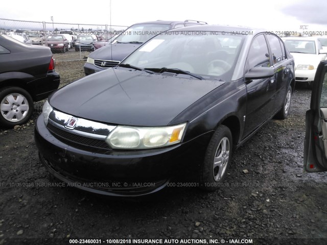 1G8AG52FX3Z109414 - 2003 SATURN ION LEVEL 1 BLACK photo 2