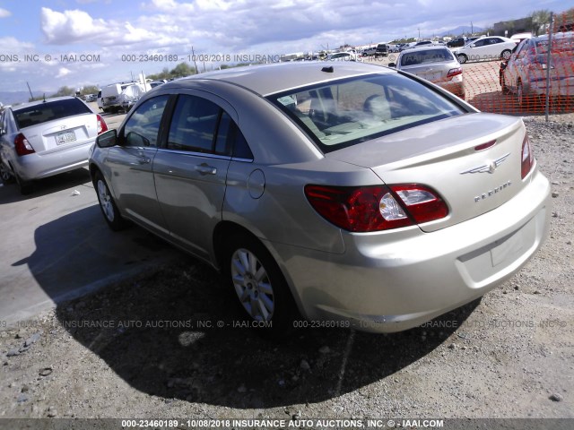 1C3LC46K07N520821 - 2007 CHRYSLER SEBRING TAN photo 3