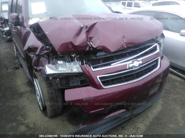 1GNFK13519R105924 - 2009 CHEVROLET TAHOE HYBRID RED photo 6