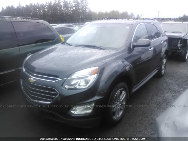 2GNFLGE39H6259626 - 2017 CHEVROLET EQUINOX PREMIER GRAY photo 2