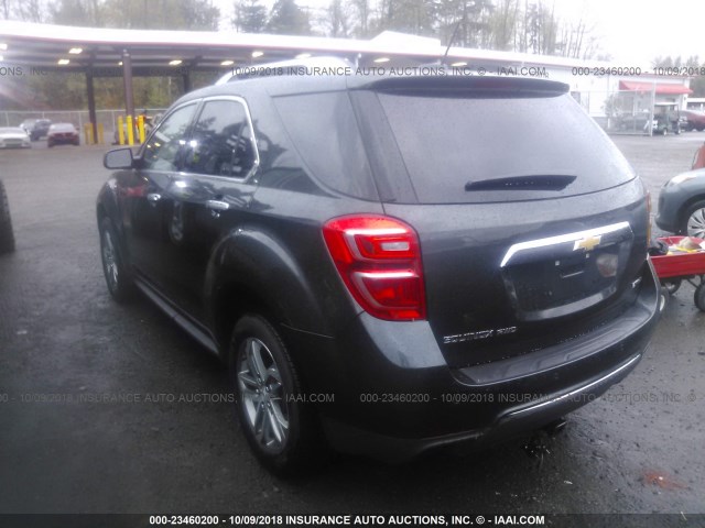 2GNFLGE39H6259626 - 2017 CHEVROLET EQUINOX PREMIER GRAY photo 3