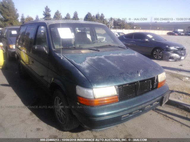 1B4GH2436RX170128 - 1994 DODGE GRAND CARAVAN  GREEN photo 1