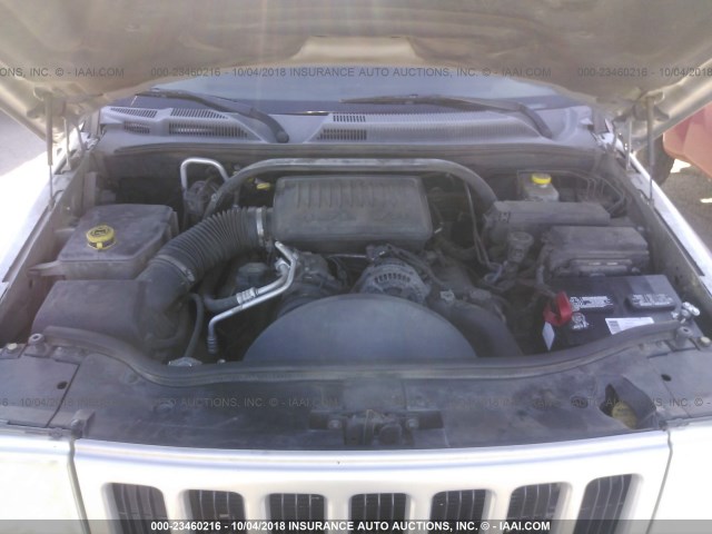 1J8HG48N56C104327 - 2006 JEEP COMMANDER 银色 照片 10