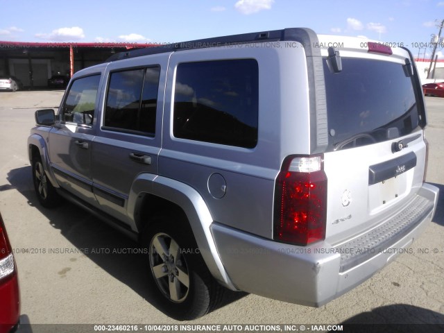 1J8HG48N56C104327 - 2006 JEEP COMMANDER 银色 照片 3