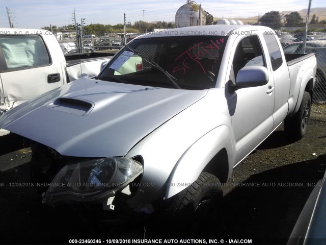 5TEUU42N06Z280131 - 2006 TOYOTA TACOMA ACCESS CAB Silber Foto 2
