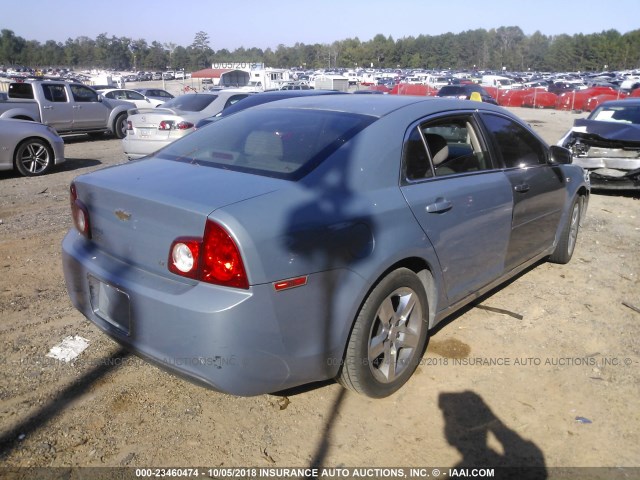 1G1ZH57B18F220950 - 2008 CHEVROLET MALIBU 1LT GRAY photo 4