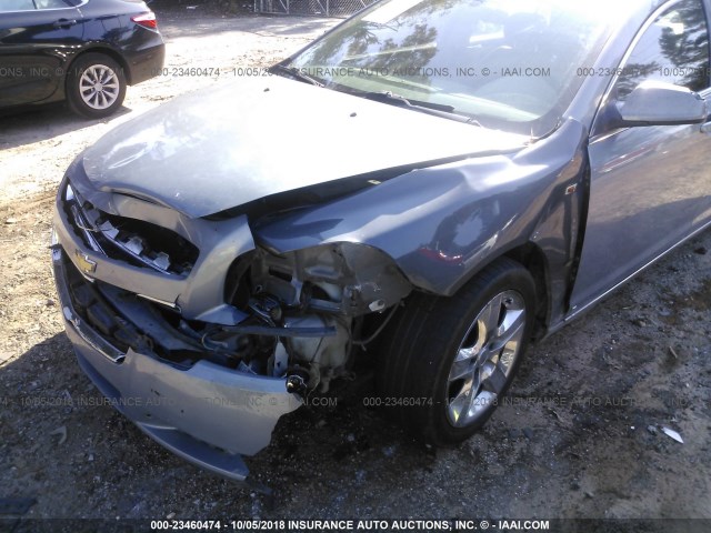 1G1ZH57B18F220950 - 2008 CHEVROLET MALIBU 1LT GRAY photo 6