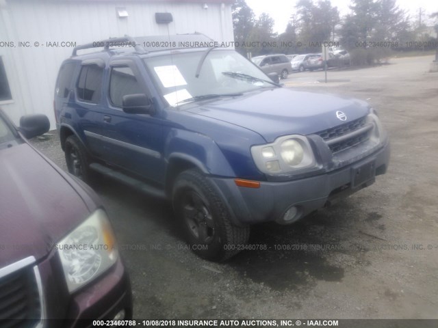 5N1ED28T72C512775 - 2002 NISSAN XTERRA XE/SE BLUE photo 1