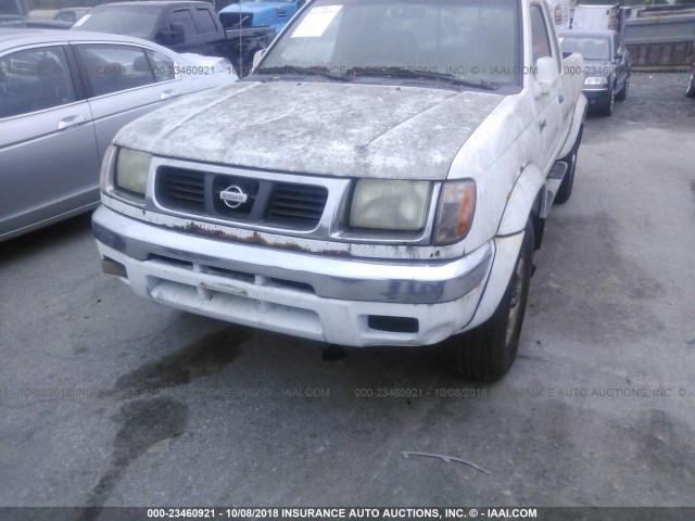 1N6ED26Y3YC401777 - 2000 NISSAN FRONTIER KING CAB XE/KING CAB SE WHITE photo 6