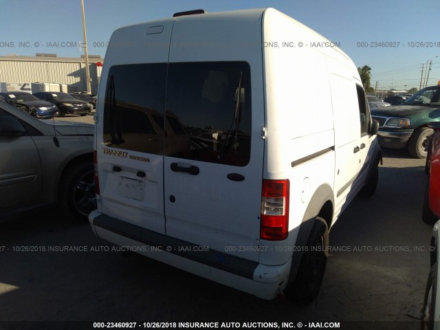 NM0LS7DN2AT023380 - 2010 FORD TRANSIT CONNECT XLT WHITE photo 4