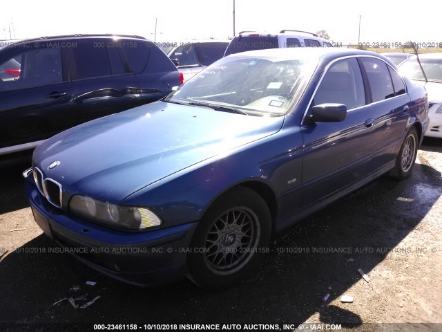 WBADT434X1GF58803 - 2001 BMW 525 I AUTOMATIC BLUE photo 2