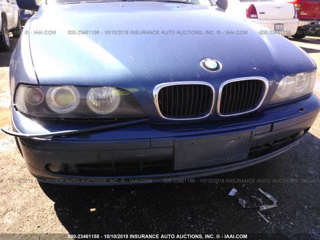 WBADT434X1GF58803 - 2001 BMW 525 I AUTOMATIC BLUE photo 6