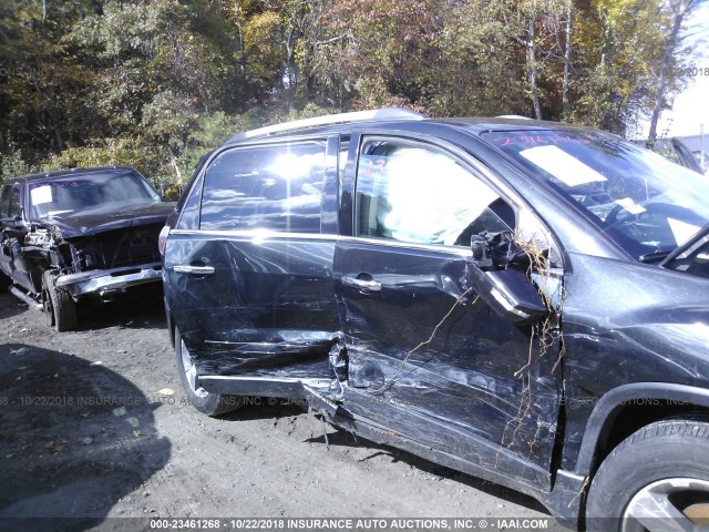 1GKKVREDXBJ394411 - 2011 GMC ACADIA SLT-1 BLACK photo 6