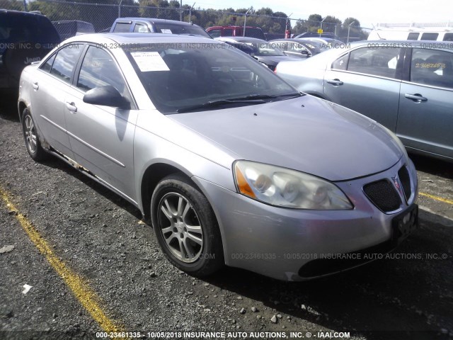 1G2ZG528254181657 - 2005 PONTIAC G6 SILVER photo 1