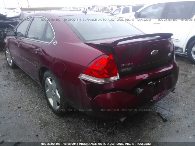 2G1WD58C269277217 - 2006 CHEVROLET IMPALA SUPER SPORT BURGUNDY photo 6