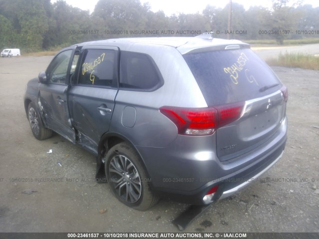 JA4AD2A33JZ011742 - 2018 MITSUBISHI OUTLANDER ES 灰色 照片 3