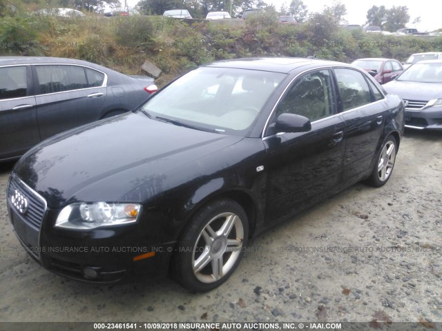 WAUDF78E36A152654 - 2006 AUDI A4 2.0T QUATTRO BLACK photo 2