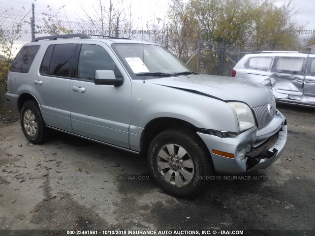 4M2EU47E76UJ24913 - 2006 MERCURY MOUNTAINEER LUXURY Light Blue photo 1