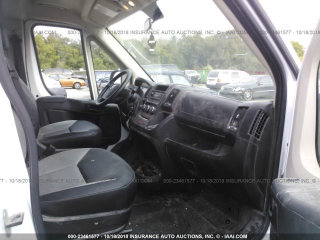 3C6TRVDG2HE536952 - 2017 RAM PROMASTER 2500 2500 HIGH WHITE photo 5