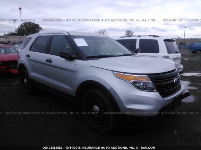 1FM5K8AR1DGA89100 - 2013 FORD EXPLORER POLICE INTERCEPTOR SILVER photo 1