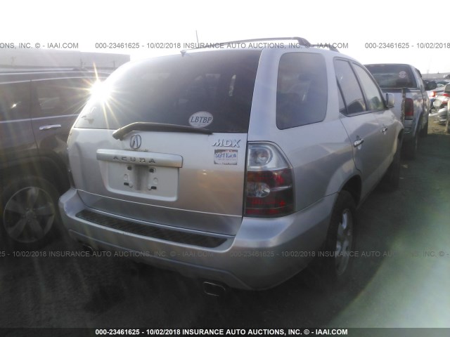 2HNYD182X5H535515 - 2005 ACURA MDX SILVER photo 4