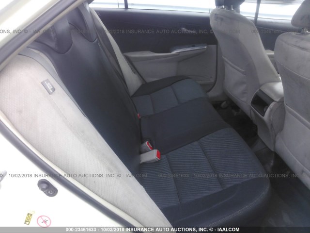 4T1BD1FK4DU086340 - 2013 TOYOTA CAMRY HYBRID/LE/XLE 白色 照片 8