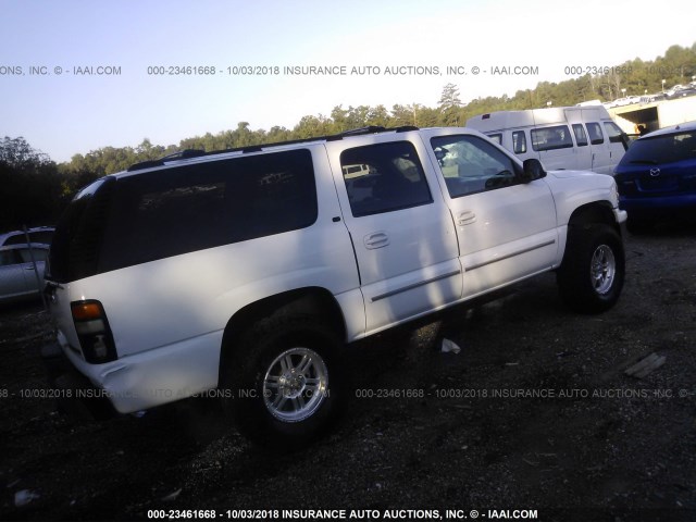 3GNEC16ZX3G100509 - 2003 CHEVROLET SUBURBAN C1500 WHITE photo 4