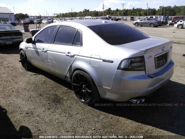 19UUA76598A016859 - 2008 ACURA TL TYPE S SILVER photo 3