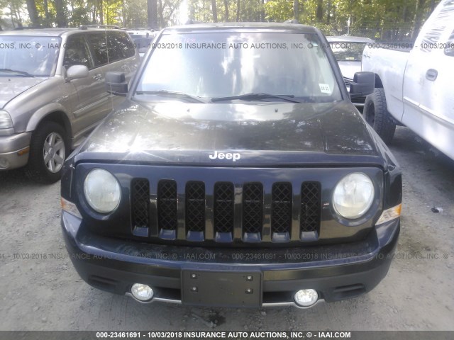 1C4NJRCB1FD244374 - 2015 JEEP PATRIOT LIMITED BLACK photo 6