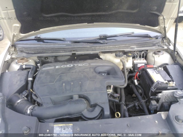 1G1ZB5EB9AF124574 - 2010 CHEVROLET MALIBU LS 棕色 照片 10