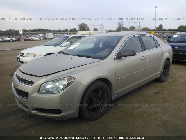 1G1ZB5EB9AF124574 - 2010 CHEVROLET MALIBU LS 棕色 照片 2