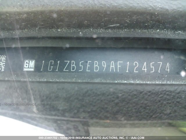 1G1ZB5EB9AF124574 - 2010 CHEVROLET MALIBU LS 棕色 照片 9