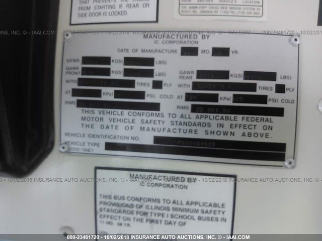 4DRBUAFP88B494563 - 2008 IC CORPORATION 3000 უცნობი ფოტო 9