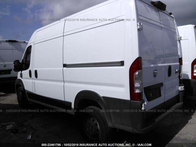 3C6TRVBG3JE132521 - 2018 RAM PROMASTER 1500 1500 HIGH WHITE photo 3