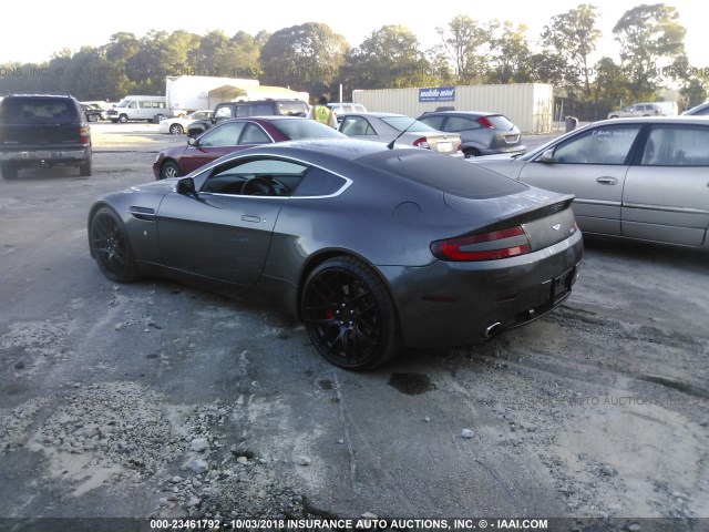 SCFBF03B97GC05813 - 2007 ASTON MARTIN V8 VANTAGE GRAY photo 3