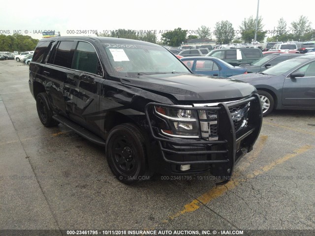 1GNLC2EC4FR547853 - 2015 CHEVROLET TAHOE POLICE BLACK photo 1