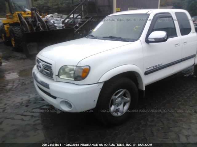 5TBRT34143S336537 - 2003 TOYOTA TUNDRA ACCESS CAB SR5 WHITE photo 6