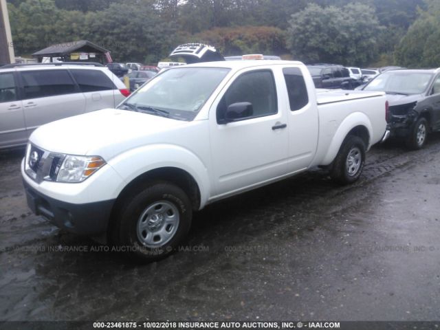 1N6BD0CT5FN767421 - 2015 NISSAN FRONTIER S/SV WHITE photo 2