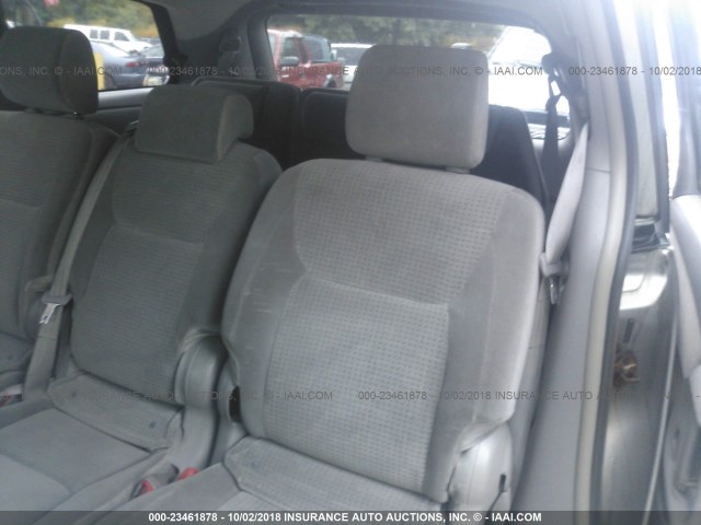 5TDZA23C36S428513 - 2006 TOYOTA SIENNA CE/LE GRAY photo 8