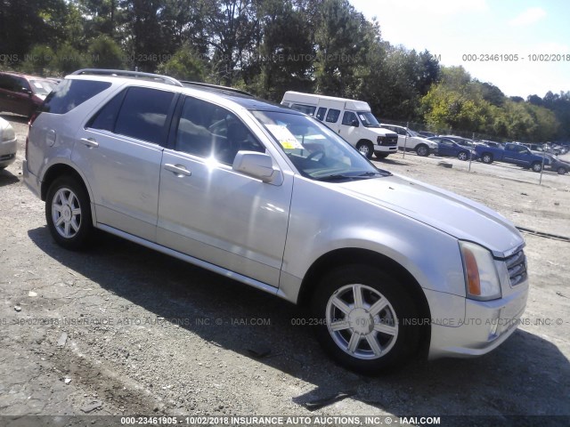 1GYEE637750187354 - 2005 CADILLAC SRX SILVER photo 1