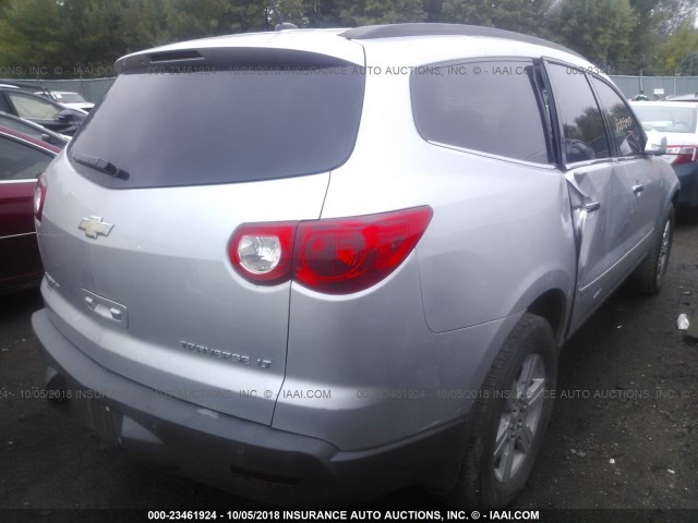 1GNLVFED7AS116449 - 2010 CHEVROLET TRAVERSE LT SILVER photo 4