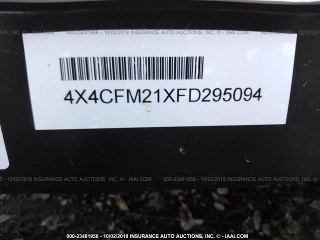 4X4CFM21XFD295094 - 2015 FOREST RIVER FREEDOM  Nieznany zdjęcie 9