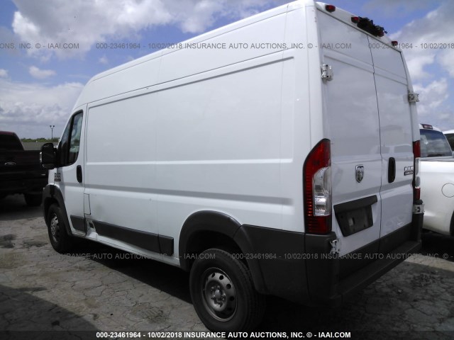 3C6TRVBG7HE542698 - 2017 RAM PROMASTER 1500 1500 HIGH WHITE photo 3