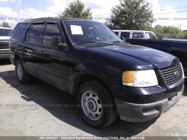 1FMRU13W44LB22927 - 2004 FORD EXPEDITION XLS BLACK photo 1