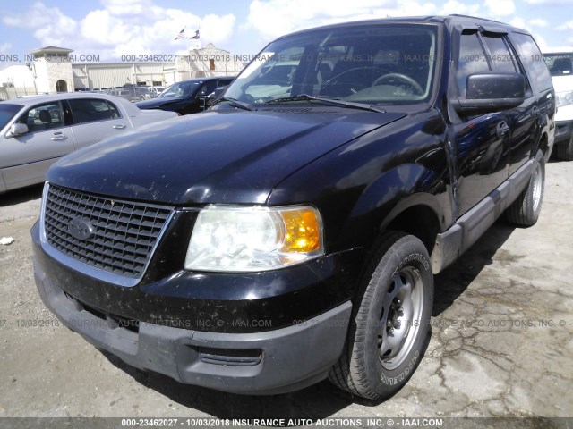 1FMRU13W44LB22927 - 2004 FORD EXPEDITION XLS BLACK photo 2